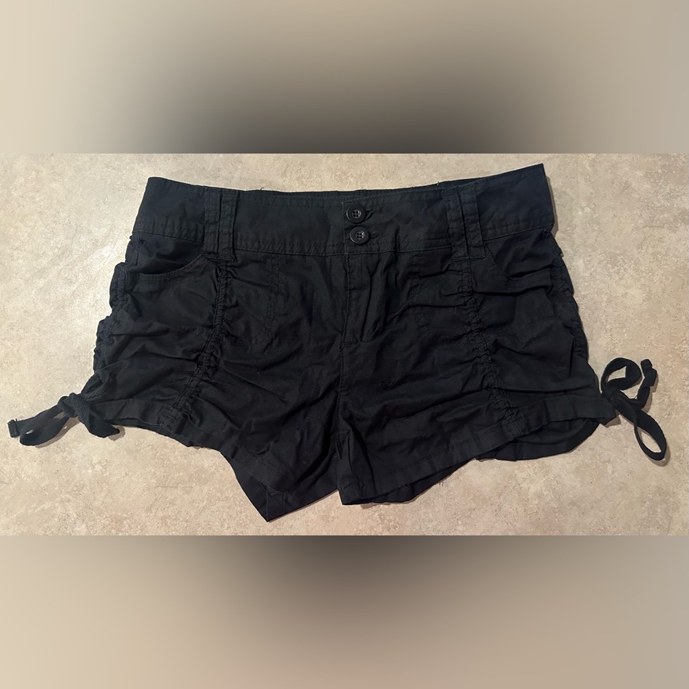 Black Cargo Shorts